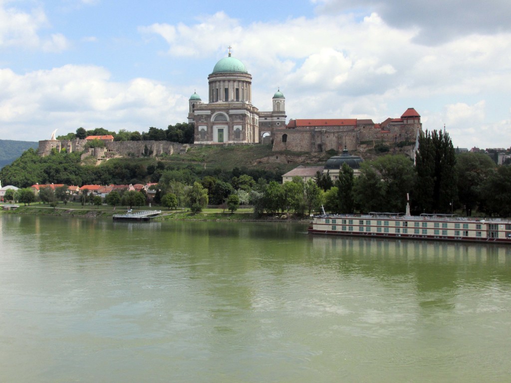 Esztergom-Bratislava-view from bridge to Slovakia