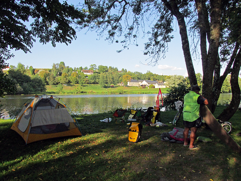 Diou-Decize-France-Decize campground on Loire