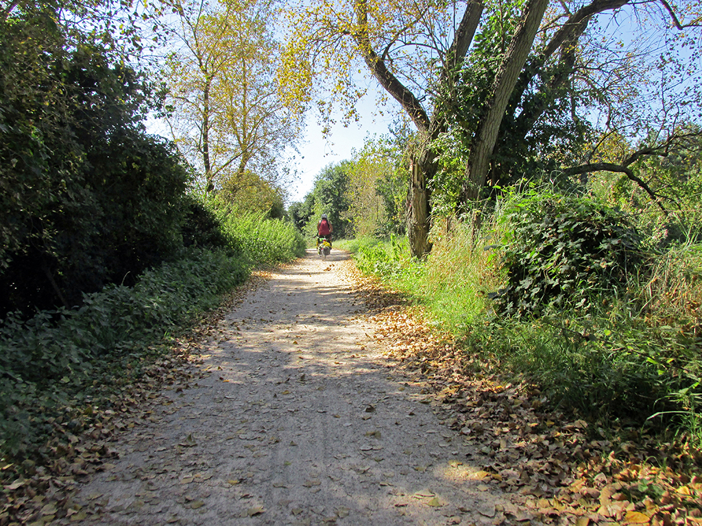 Jargeau-Beaugency-France-bike path-gravel