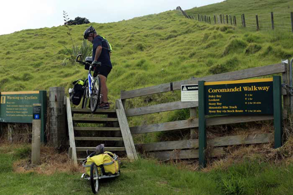 Bicycling North Island New Zealand-Coromandel Peninsula-Coromandel Walkway