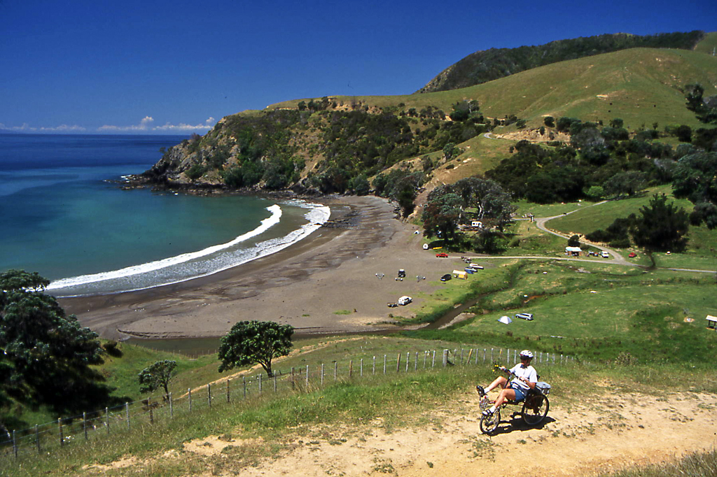 Bicycling North Island New Zealand-Coromandel Peninsula-Fletcher Bay 