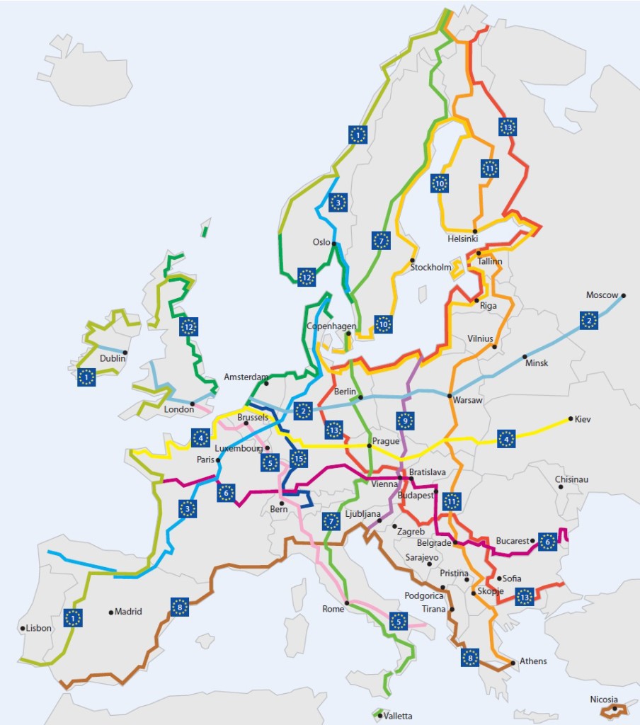 Belgrade-Smederevo-Serbia-EuroVelo-Routes-Schematic-Diagram-Test