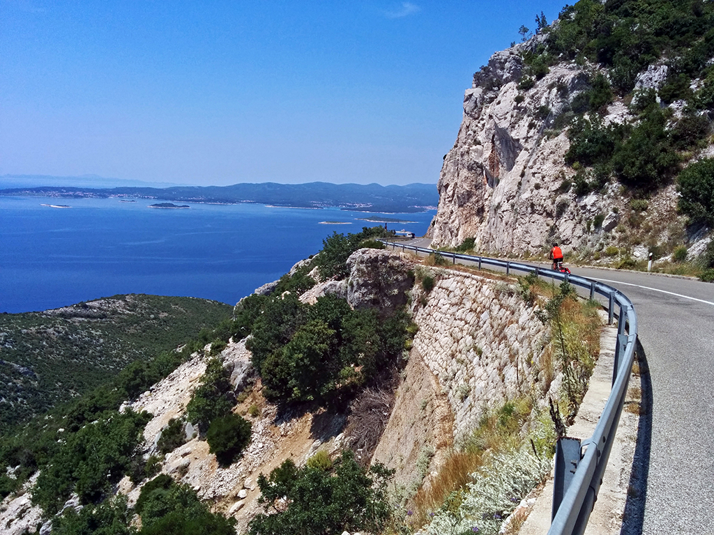 Croatia islands-riding to Orebic-Peljesac Peninsula