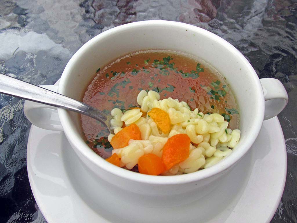 Melk-Wallsee-Austria-Sarling restaurant-soup