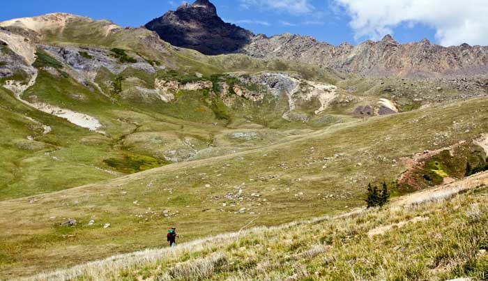 Hiking Ouray, Silverton & Lake City Colorado-Wetterhorn Basin Trail