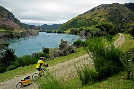 Hiking Biking Adventures-Bicycling South Island New Zealand