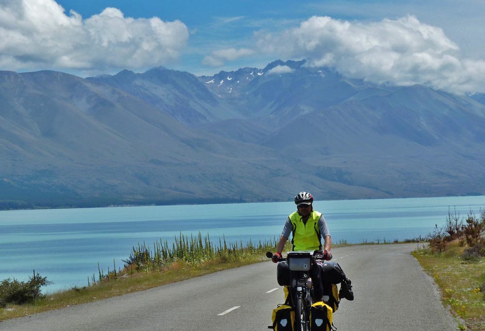 Bicycling South Island New Zealand- Lake Pukaki by Stephanie Le Rat