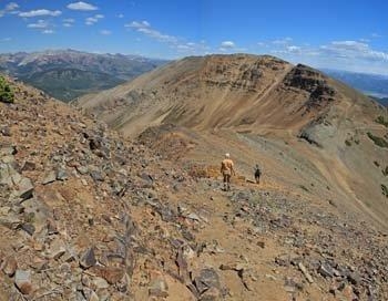 Hiking Crested Butte Colorado-Scarp Ridge East
