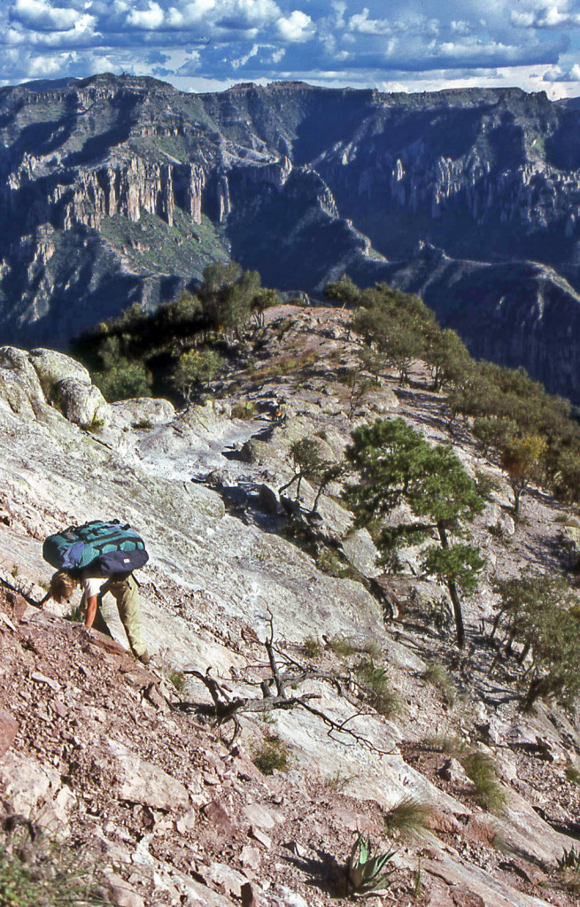 Hiking Biking Adventures-Hiking Copper Canyon-Mexico 1986
