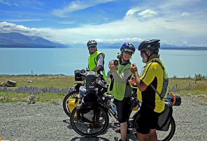 Bicycling South Island New Zealand-Lake Pukaki