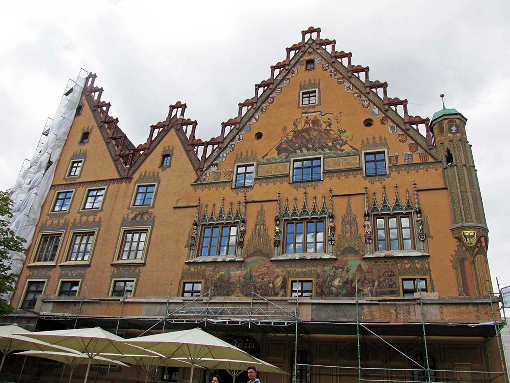 Gunzburg-Ersingen-Germany-Ulm traditional buildings