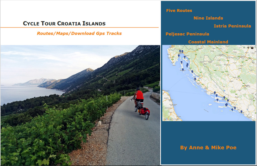 Cycle Tour Croatia Islands GPX  Downloads ONLY