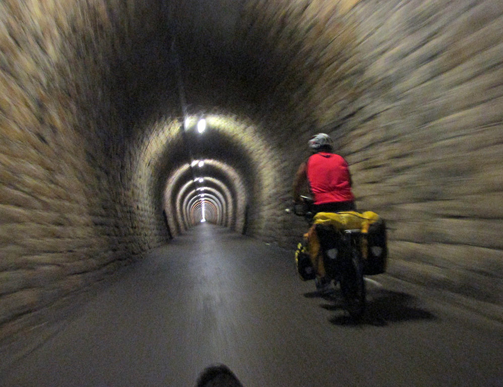 Croatia Islands-Istria-Bike tunnel to Portoroz
